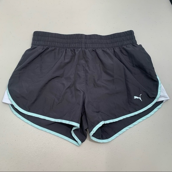 Puma Shorts Womens Black Small Running Athletic Active Gym Lightweight Ladies - Picture 1 of 10